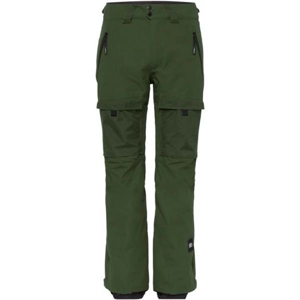 Zelené pánské lyžařské kalhoty O'Neill - velikost XL