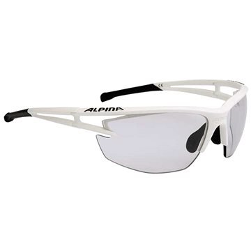 Bílo-černé cyklistické brýle Alpina