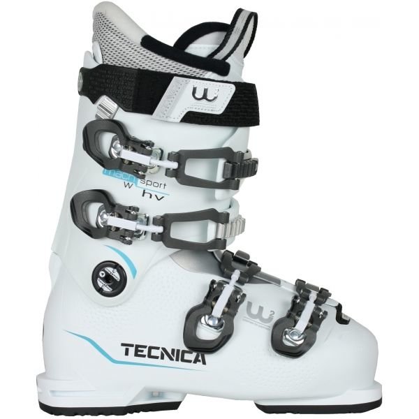 Bílé dámské lyžařské boty Tecnica - velikost vnitřní stélky 24 cm