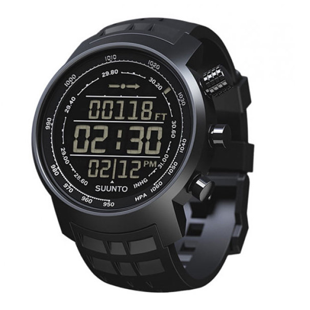 Černé sportovní hodinky Elementum Terra, Suunto