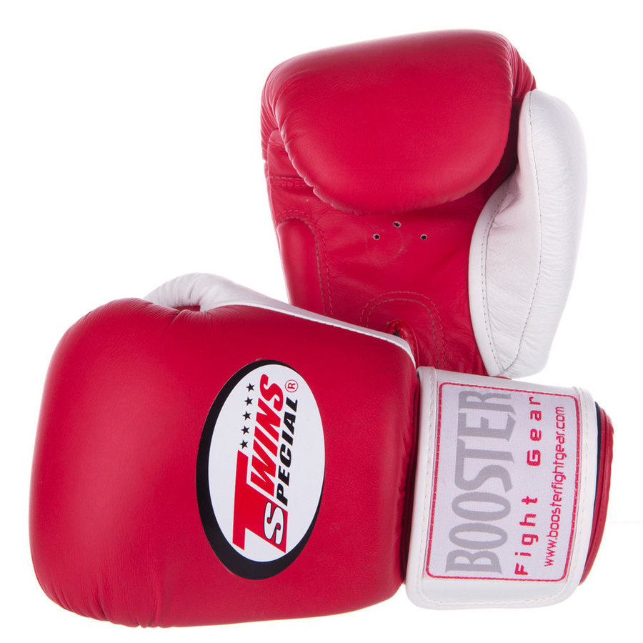 Červené boxerské rukavice Twins - velikost 10 oz