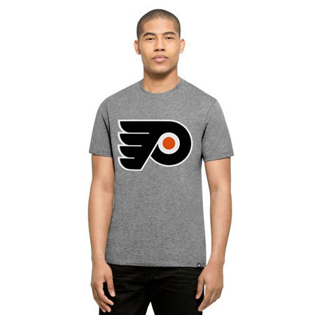 Šedé pánské tričko s krátkým rukávem "Philadelphia Flyers", 47 Brand