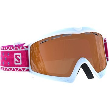 Růžové dětské lyžařské brýle Salomon