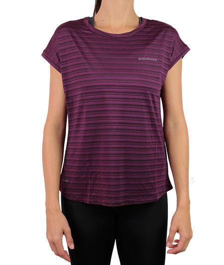 Fialové dámské tričko s krátkým rukávem Endurance - velikost 36