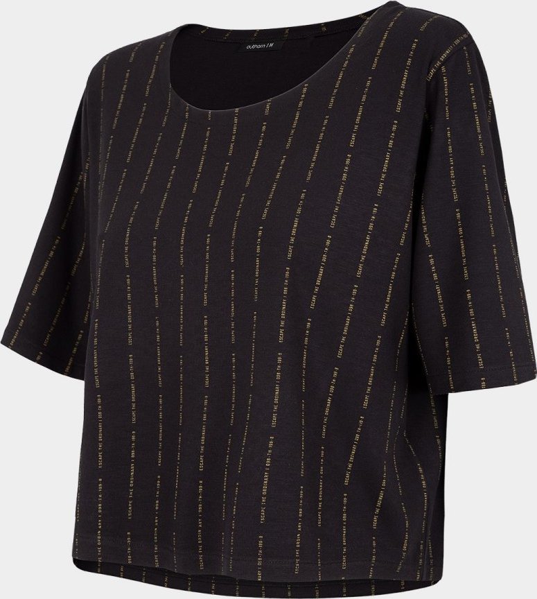 Černé dámské tričko s krátkým rukávem Outhorn