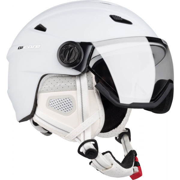 Bílá dámská lyžařská helma Arcore - velikost 44-48 cm