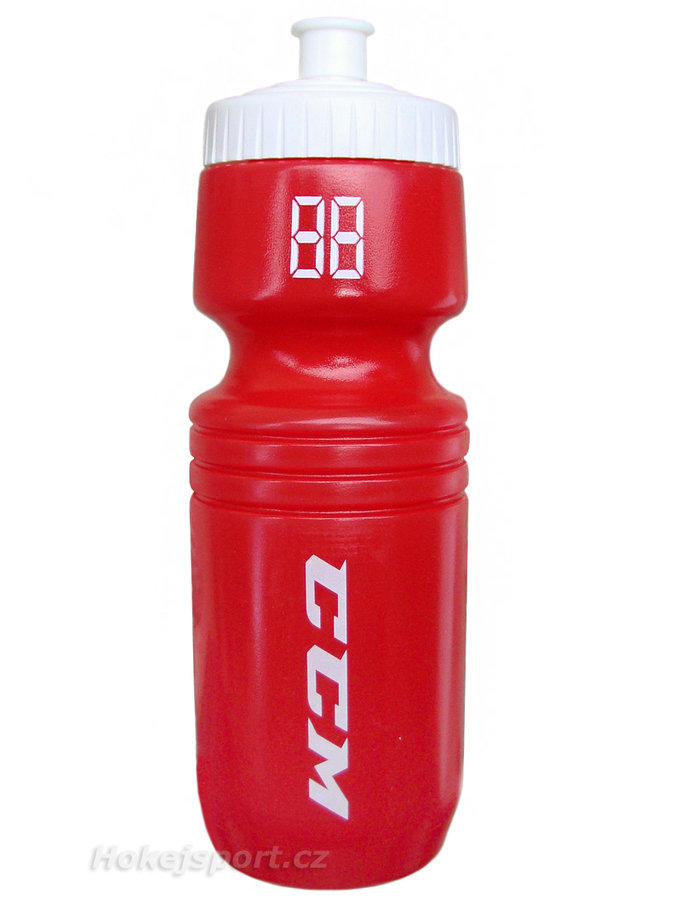 Červená hokejová láhev na pití CCM - objem 0,7 l
