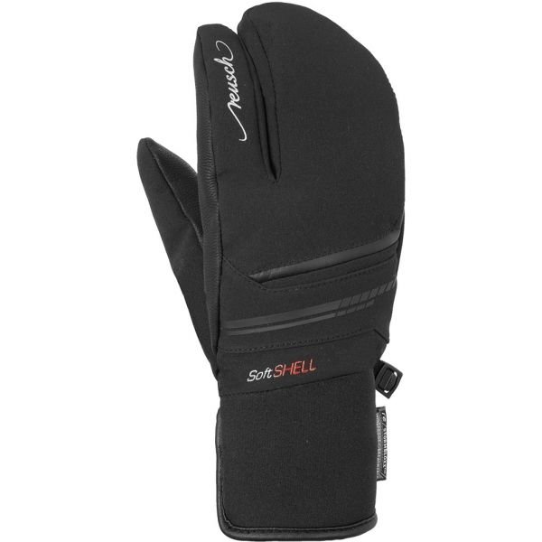 Černé lyžařské rukavice Reusch