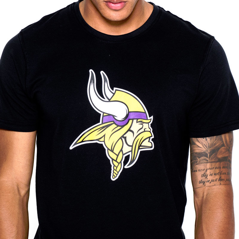 Černé pánské tričko s krátkým rukávem &amp;quot;Minnesota Vikings&amp;quot;, New Era - velikost XL