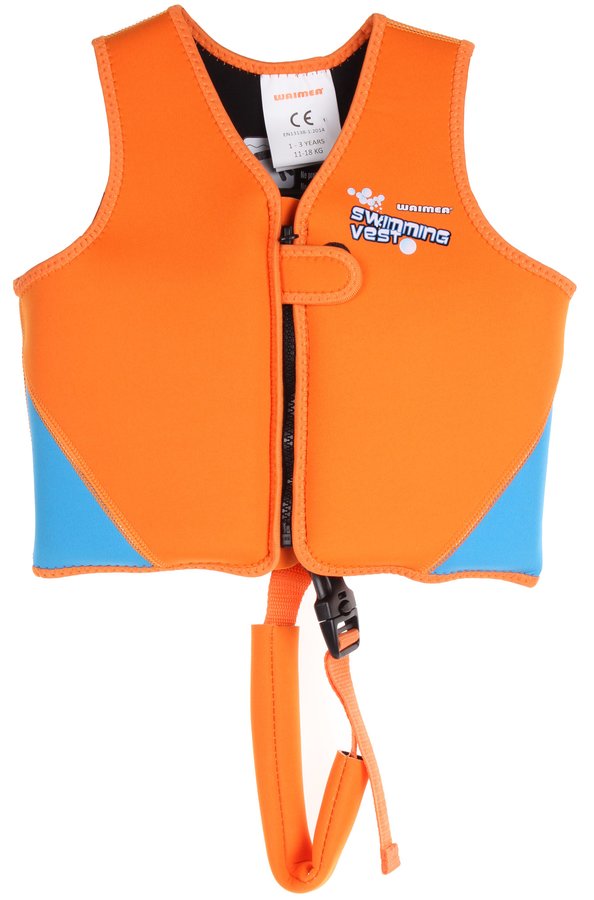 Modro-oranžová dětská plavecká vesta Waimea