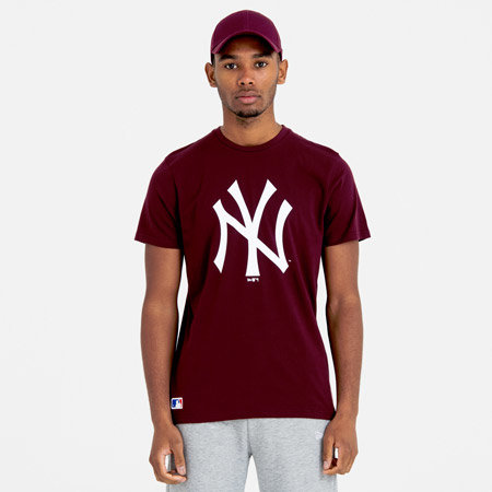 Červené pánské tričko s krátkým rukávem "New York Yankees", New Era - velikost L