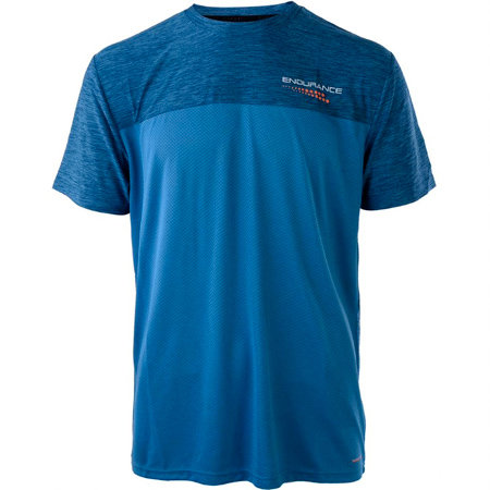 Modré pánské tričko s krátkým rukávem Endurance - velikost S
