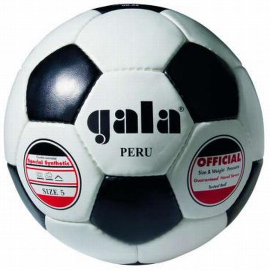 Bílo-černý fotbalový míč Peru, Gala - velikost 4