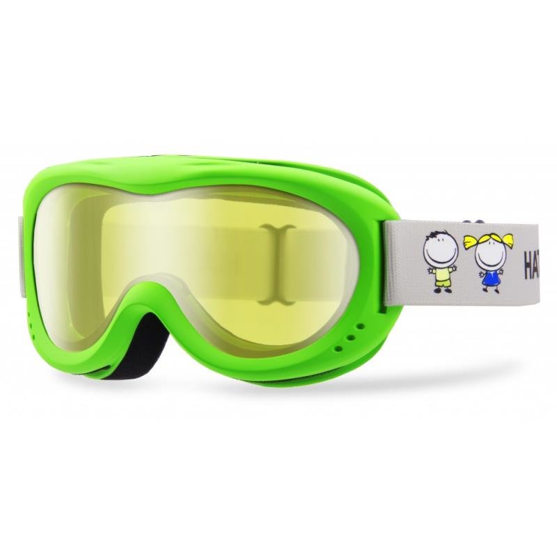 Zelené dětské lyžařské brýle Hatchey