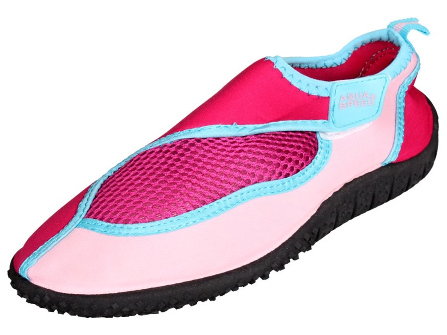 Černo-růžové dětské boty do vody Jadran 26, Aqua-Speed - velikost 26 EU