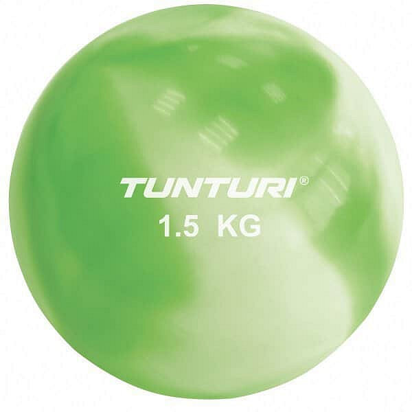 Zelený míč na jógu Tunturi - 1,5 kg