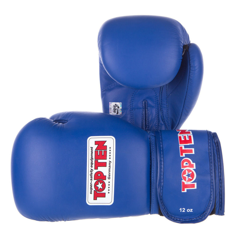 Modré boxerské rukavice Top Ten - velikost 12 oz