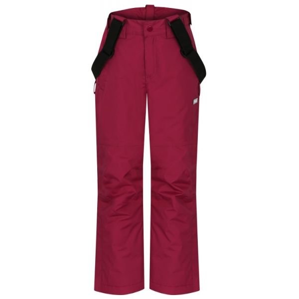 Růžové dětské lyžařské kalhoty Loap - velikost 140