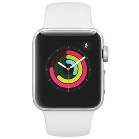 Bílé chytré hodinky Watch Series 3 GPS, Apple