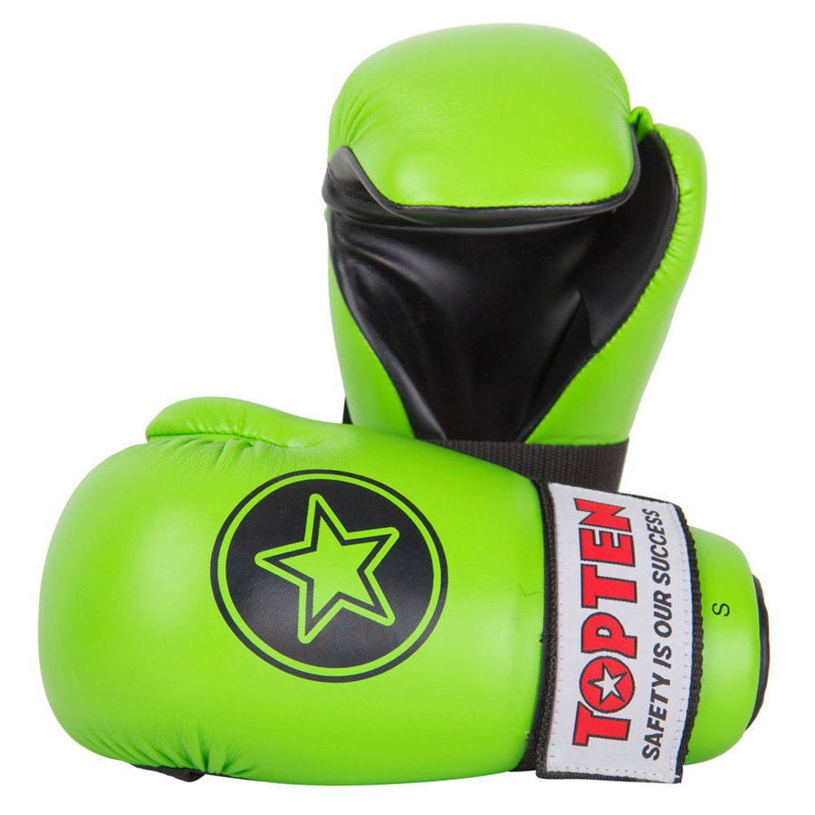 Zelená karate rukavice Top Ten