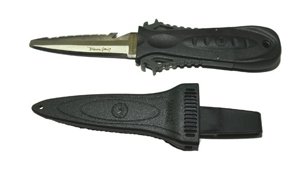 Potápěčský nůž - Nůž potápěčský Wenoka Squeeze Big Lock Aqualung, černá