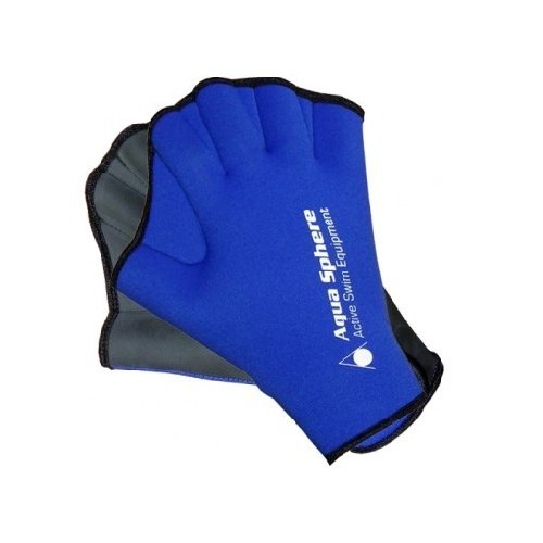 Černo-modré plavecké rukavice Aqua Sphere