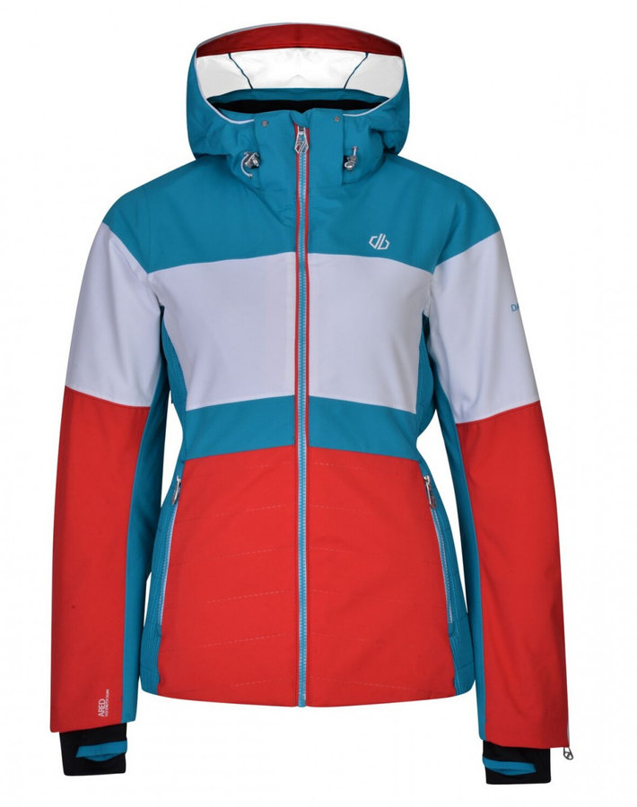 Modro-růžová dámská lyžařská bunda Dare 2b - velikost L