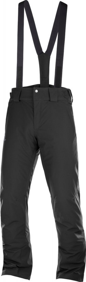 Černé pánské lyžařské kalhoty Salomon - velikost L
