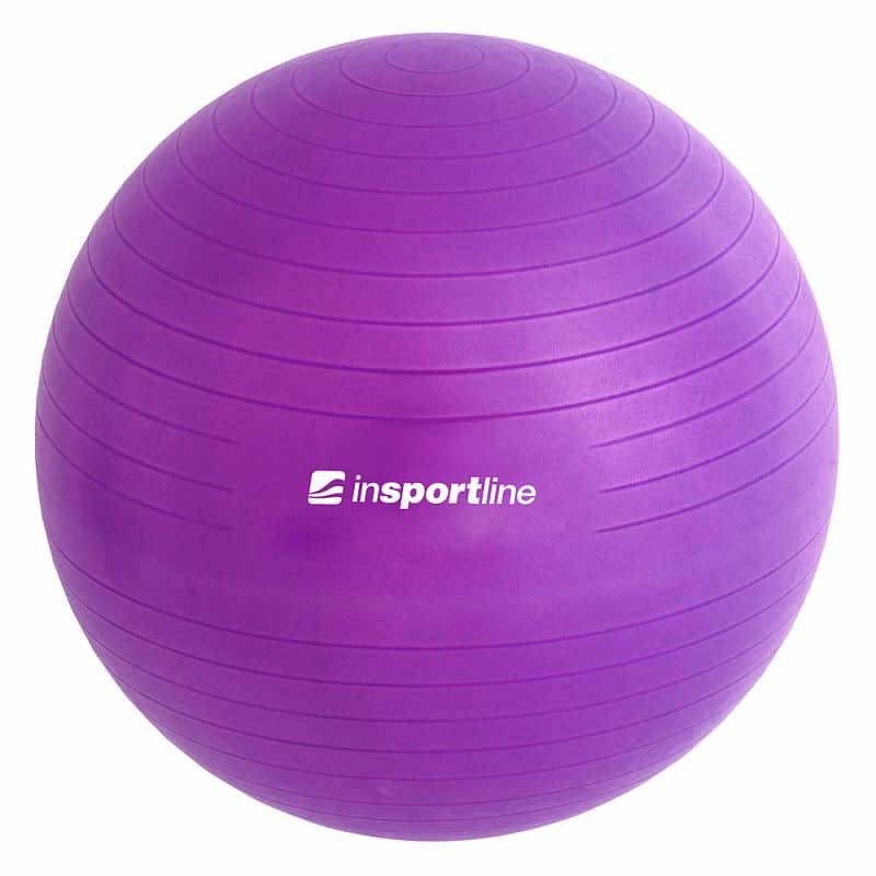 Modrý gymnastický míč s pumpou Top Ball, inSPORTline - průměr 55  cm