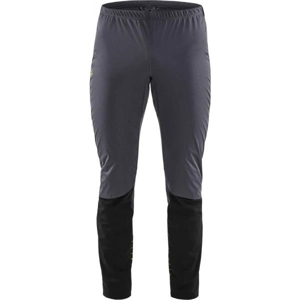 Černo-šedé pánské kalhoty na běžky Craft - velikost XXL