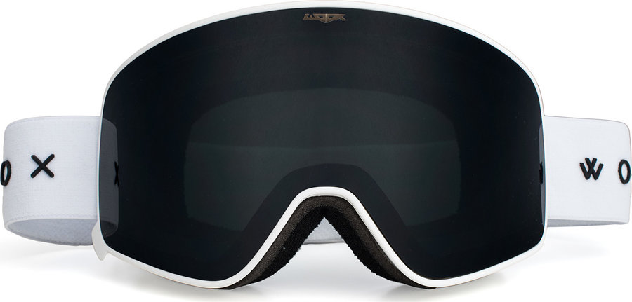 Bílé lyžařské brýle Woox