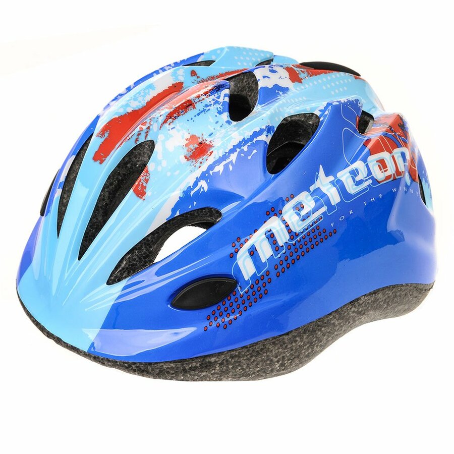 Modrá dětská cyklistická helma - velikost 52-56 cm