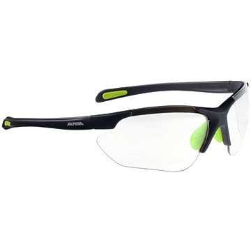 Černo-zelené cyklistické brýle Alpina