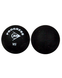 Černý míček na squash "červená tečka" Dunlop - 1 ks