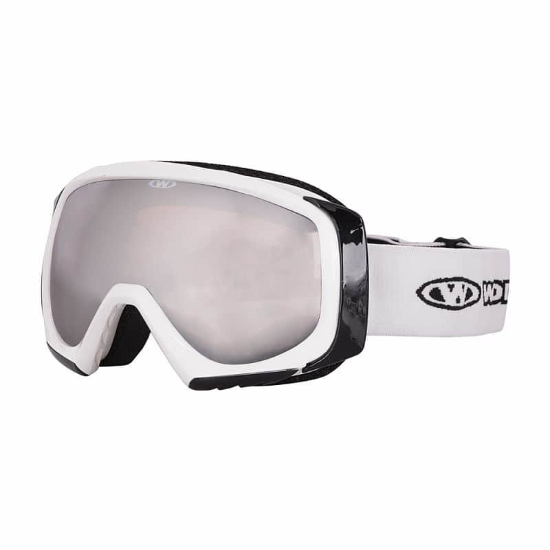 Bílé lyžařské brýle Worker