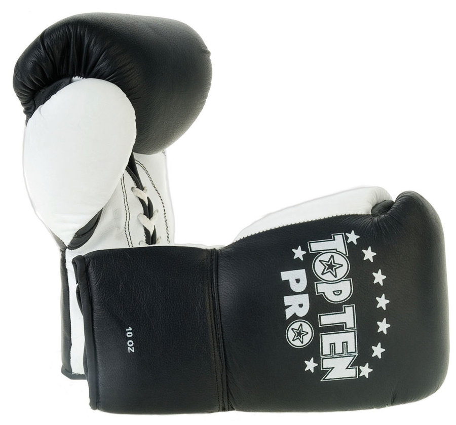 Černé boxerské rukavice Top Ten - velikost 10 oz