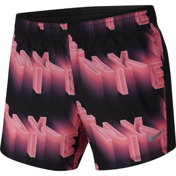 Černo-růžové dámské běžecké kraťasy Nike - velikost M