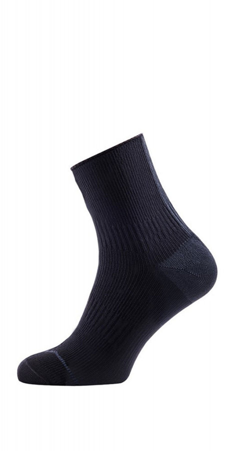 Černé kotníkové pánské trekové ponožky Sealskinz - velikost 47-49 EU