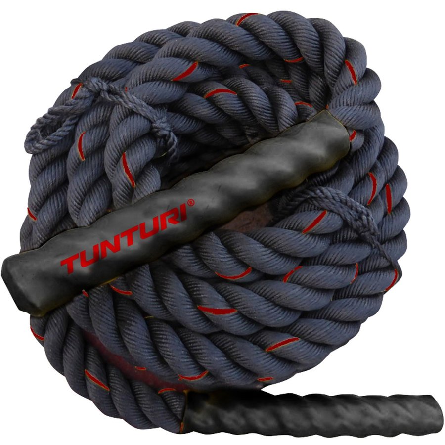 Modré posilovací lano Battle Rope, Tunturi