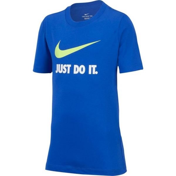 Modré chlapecké tričko s krátkým rukávem Nike