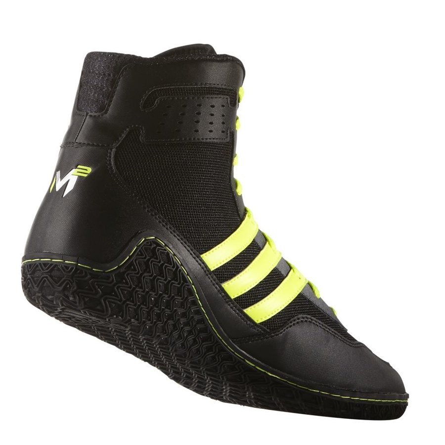 Černo-žluté boxerské boty Mat Wizard.3, Adidas - velikost 36 EU