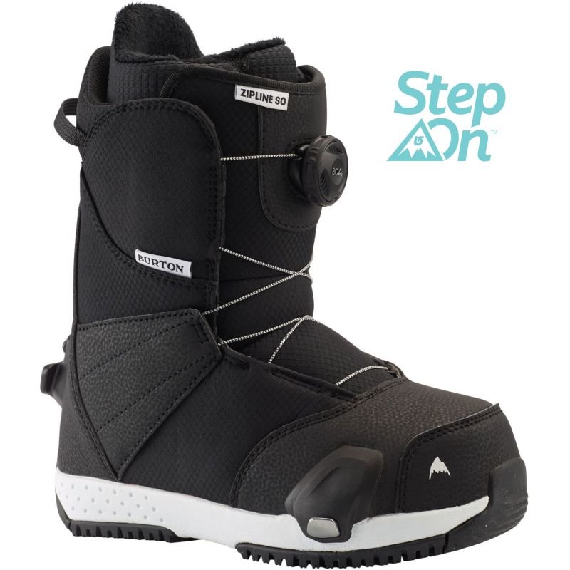 Černé dětské boty na snowboard Burton - velikost 36,5 EU