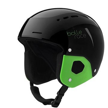 Černo-zelená dětská lyžařská helma Bollé - velikost 52-55 cm
