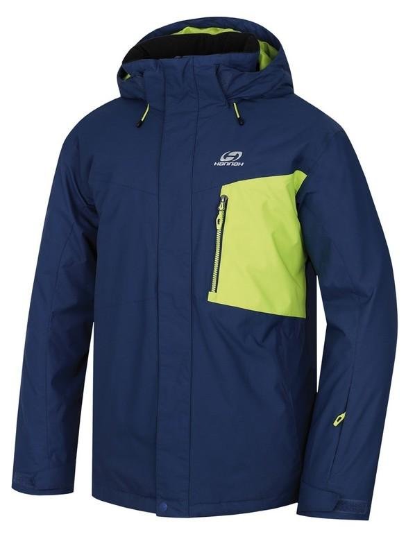 Modro-zelená pánská lyžařská bunda Hannah - velikost XXL