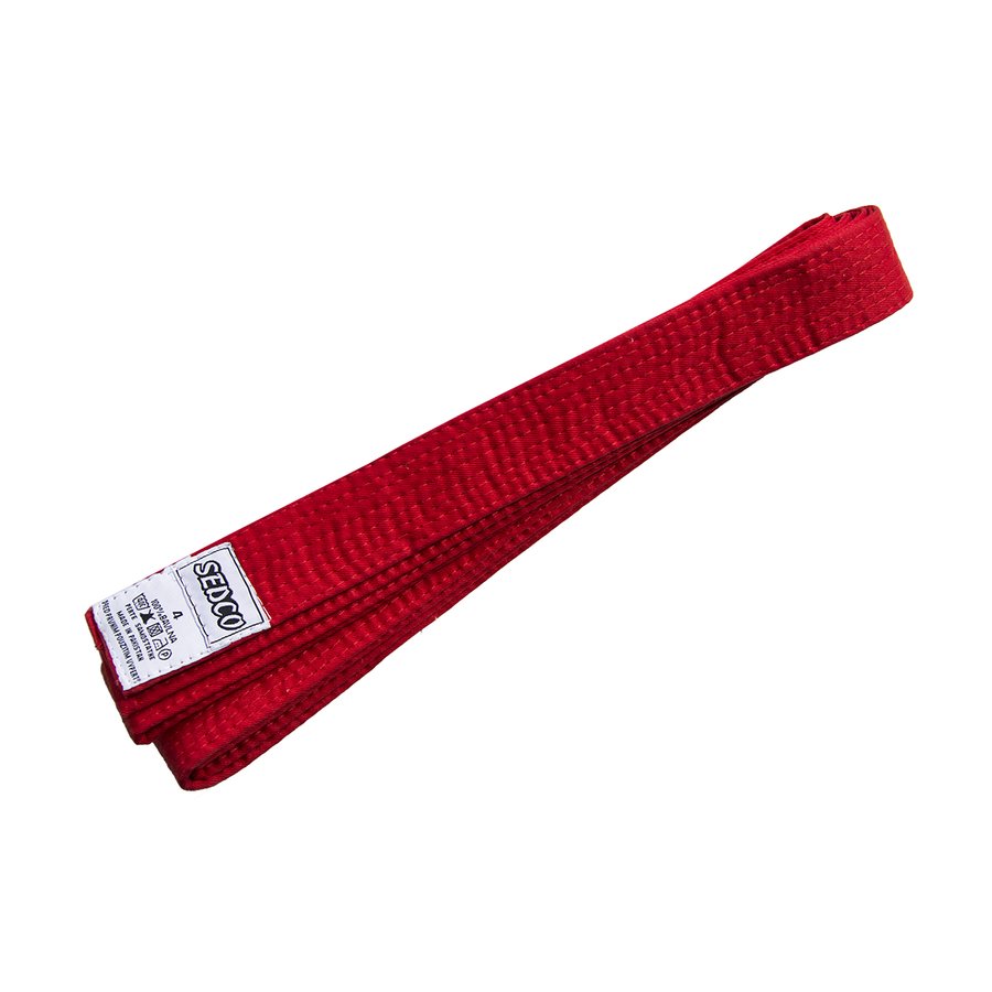 Červený judo pásek Sedco - délka 220 cm