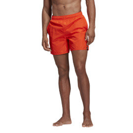 Oranžové pánské koupací kraťasy Adidas - velikost S