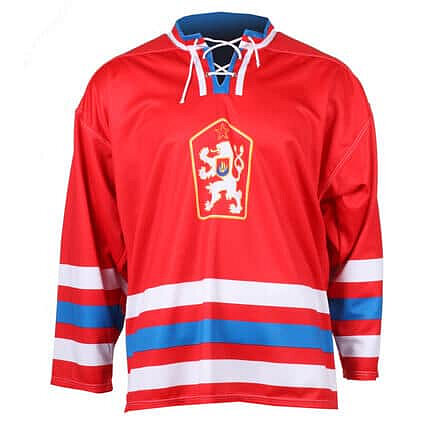 Červený hokejový dres Merco