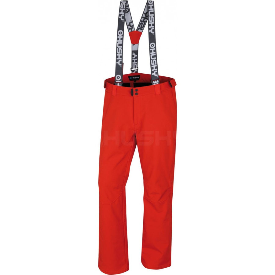 Červené pánské lyžařské kalhoty Husky - velikost XL