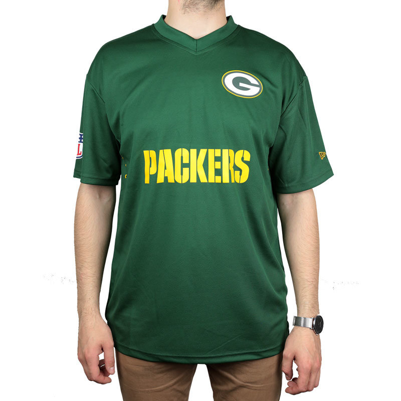 Zelené pánské tričko s krátkým rukávem &amp;quot;Green Bay Packers&amp;quot;, New Era - velikost M