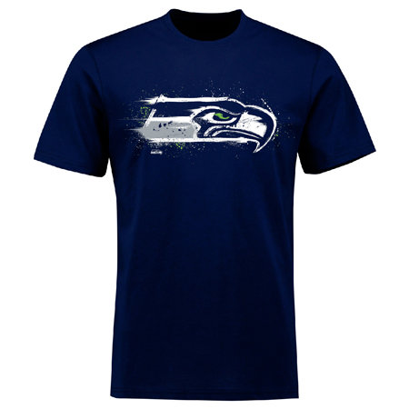 Modré pánské tričko s krátkým rukávem "Seattle Seahawks", Fanatics - velikost XS